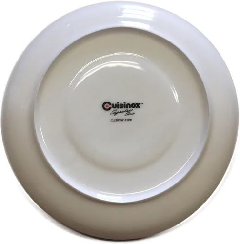 Vista 6 de CUISINOX Juego de tazas y platillos de porcelana blanca, 2 onzas, juego de 6
