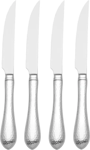 Vista 6 de Reed & Barton Hammered Antique - Juego de cubiertos de 5 piezas