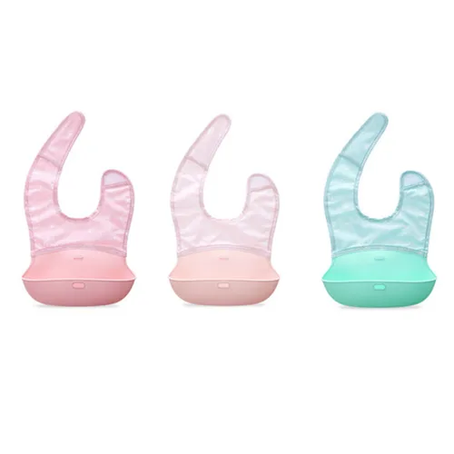 Vista 8 de Babero Plegable Easy Rosa