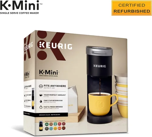 Vista 12 de Cafetera Keurig K-Mini, certificada reacondicionada, negra (Renovada)