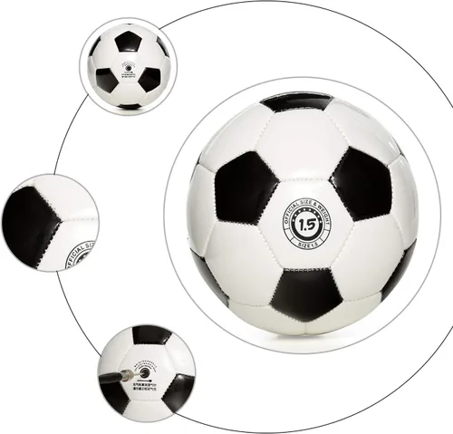 Vista 4 de Pelota de fútbol de entrenamiento de 6 pulgadas, tamaño pequeño, pelota de juguete deportiva suave para niños pequeños, regalo para niños