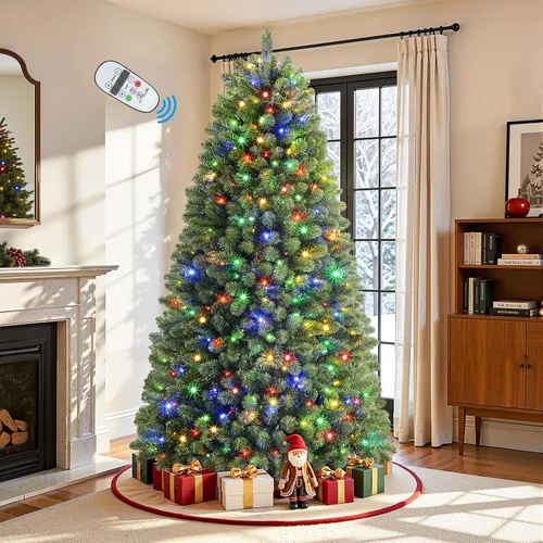 Vista 10 de Alupssuc 5ft Classic Spruce Artificial Prelit Christmas Tree
