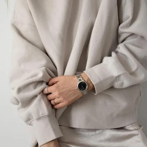 Vista 7 de Daniel Wellington Anillo de esmalte clásico Acero inoxidable oro rosa