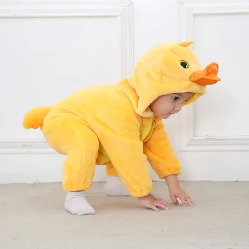 Vista 3 de BJWEO - Lindo disfraz para bebé, niñas y niños pequeños y recién nacidos, disfraz de Navidad, Halloween, enterizo de invierno, piyamas de cosplay