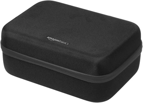Vista 4 de Tienda Basics Hard Shell Travel and Storage Case For Nintendo Switch & OLED Switch, Black, 12 x 4.8 x 9 Inches