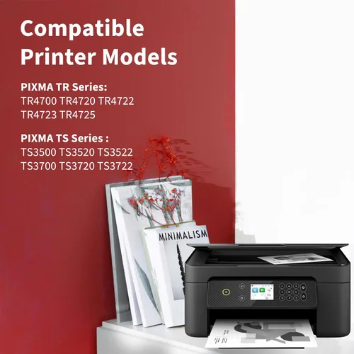 Vista 2 de 275XL - Cartucho de tinta negra de repuesto para Canon 275 275XL PG-275XL para impresora Canon Pixma TS3500 TS3520 TS3700 TS3720 TS3722 TR4700