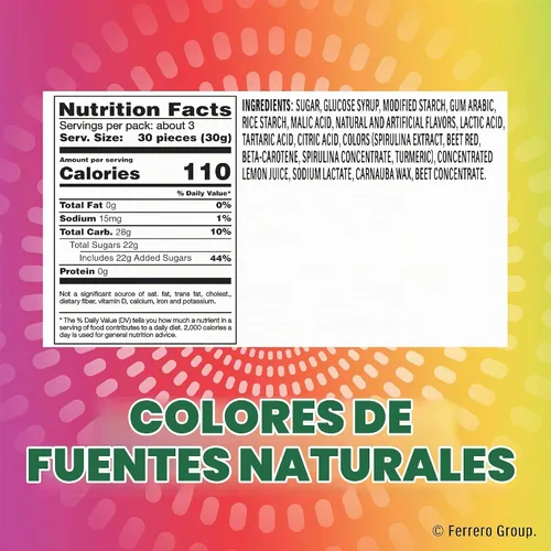 Vista 2 de TIC TAC ¡CHEWY! Dulces Fruit Adventure, Paquete a Granel de 12, Dulces Masticables Afrutados, Tamaño para Compartir, 3.04 oz Cada Uno