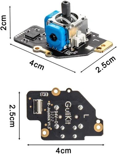 Vista 4 de Gulikit - Joystick electromagnético de repuesto para cubierta de vapor kit de reparación de joystick electromagnético con sensor de efecto pasillo