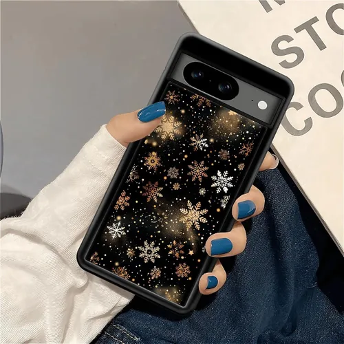 Vista 1499 de Compatible con Google Pixel 4A 5G Mobile Case Creative Acrylic Panel trasero Silicona Protección Grip especialmente diseñado para Google Pixel 4A 5G