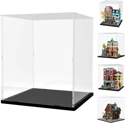 Vista 28 de Choowin Vitrina de acrílico para casco de Lego Star Wars para casco de Lego Capitán Rex, vitrinas de acrílico transparente grueso