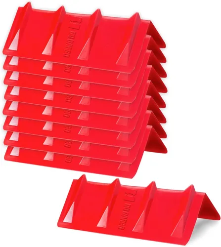 Vista 13 de DC Cargo Mall Cuatro protectores de borde de acero para cadena plana Protectores de esquina de remolque en V Board