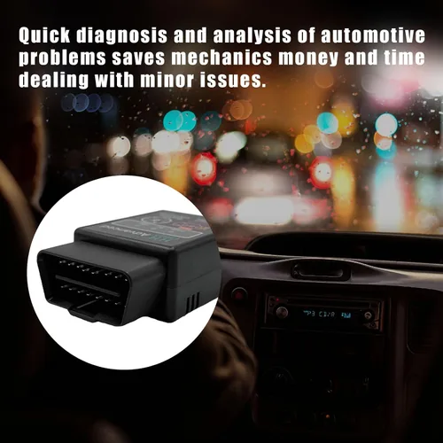 Vista 6 de Dickno Escáner Bluetooth OBD2 para automóvil, lector de código inalámbrico y herramientas de escaneo de diagnóstico de motor de verificación