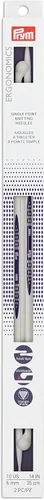 Vista 9 de Prym Ergonomics - Aguja de tejer de un solo punto de 14 pulgadas, tamaño 2 (paquete de 2)