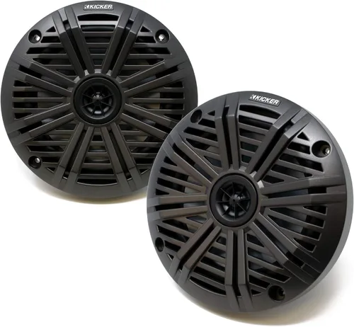Vista 5 de KICKER Altavoces coaxiales marinos de 6.5" de 4 ohmios de reemplazo OEM en negro