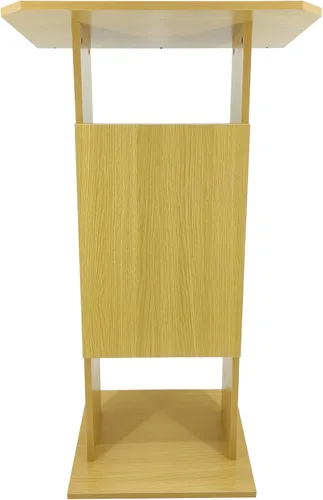 Vista 3 de FixtureDisplays® Madera (MDF) Podio Atril Púlpito Recepción 14302