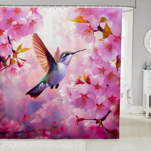 Vista 34 de Butterfly Shower Curtain Bohemian Bathroom Shower Curtain Set for Kids Adult Sun Moon Bath Curtain Yellow Butterfly Waterproof Curtains Room Decor