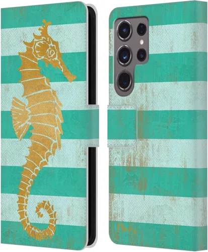 Vista 15 de Head Case Designs Funda de piel con licencia oficial de Paul Brent Agate Mermaid Coastal para Samsung Galaxy S24 Ultra 5G Sirena de ágata