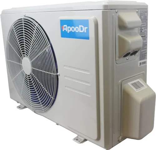 Vista 5 de 9000 BTU Mini Split Aire Acondicionado Sistema Inversor Sin Conductos 16.5 SEER con bomba de calor 220V, con kit de instalación