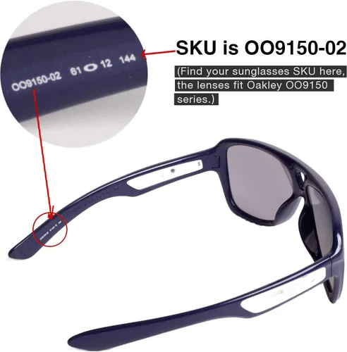 Vista 6 de walleva Lentes de repuesto para Oakley Dispatch IIGafas de sol, Color 6opciones disponibles