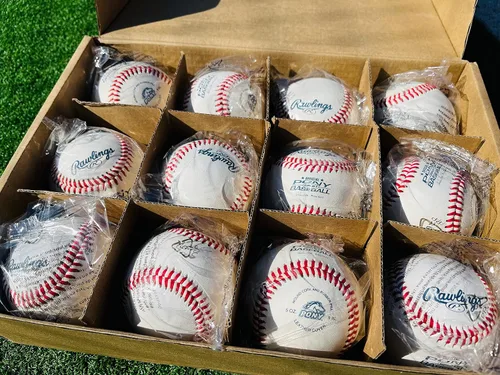 Vista 3 de Rawlings Pony League Baseballs Grado de Competencia RPLB1 Juvenil/14U Opciones de conteo múltiple