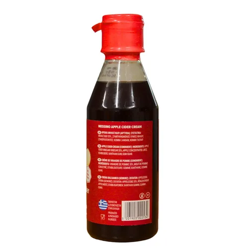 Vista 11 de Messino Esmalte balsámico de sidra de manzana, 8.5 fl oz - Reducción balsámica de manzana dulce para rociar, ensaladas y acabado
