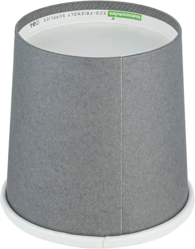 Vista 8 de Restaurantware - Bio Tek - Vasos de sopa desechables de 12 onzas, 200 tazas de sopa de papel para microondas - Las tapas ventiladas se venden por