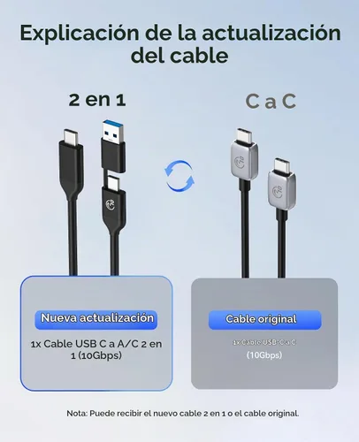 Vista 7 de ORICO Concentrador USB-C de 10 Gbps, divisor USB 3.2 de aleación de zinc de 4 puertos con 2 puertos USB-A y 2 puertos USB-C, extensor de datos