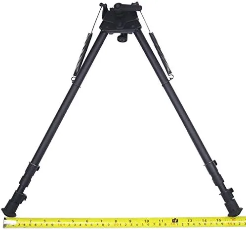 Vista 2 de Bípode de largo alcance de 13 a 27 pulgadas con pivote Podlock resistente, alto a prueba de golpes, estilo giratorio Bi-pod