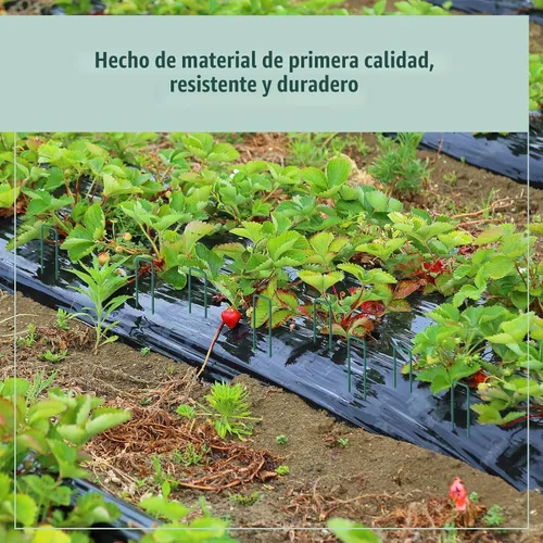 Vista 7 de Therwen - 100 estacas de césped artificial de 6 pulgadas para paisajes Verde