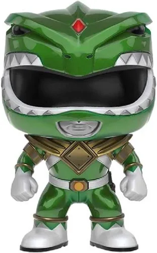 Vista 2 de Funko 2016 NYCC Exclusive Pop! Televisión Power Rangers Metallic Green Ranger #360 Toy Tokyo Edición Limitada