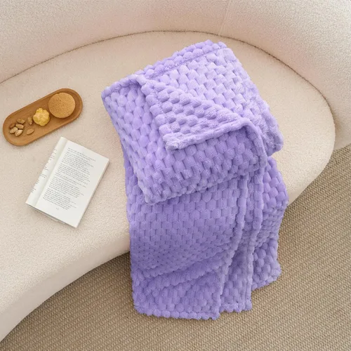 Vista 159 de BEDELITE Manta de forro polar para sofá y cama, manta decorativa de jacquard 3D de almendra, súper suave y acogedora, manta mullida cálida adecuada