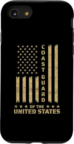 Vista 18 de Funda USCG de la Guardia Costera de Estados Unidos y la bandera estadounidense USCG para iPhone 16