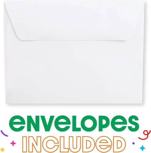 Vista 6 de Big Dot of Happiness It's Twin Girls - Tarjetas de invitación para baby shower con sobres, juego de 12 tarjetas de invitación para baby shower