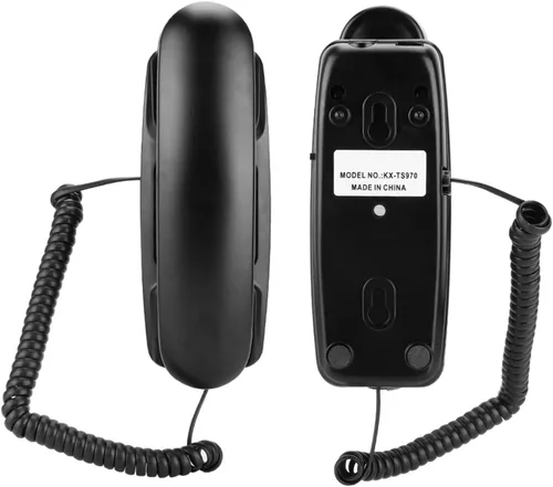 Vista 9 de Teléfono fijo del soporte de la pared sin identificación de llamadas Negro