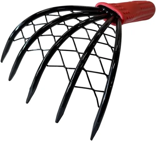 Vista 6 de Senkichi Rastrillo de garra Ninja Kumade con red (importación de Japón)