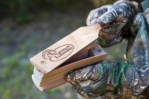 Vista 2 de STRUT Commander Turkey Box Call for Hunting, Durable, Effective and Affordable - Hand Built and Dual-Sided for Realistic Turkey Calling