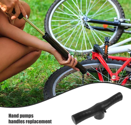 Vista 5 de Baluue Reemplazo de mango de bomba de mano con agarre ergonómico para bombas de bicicleta, bombas de piso e infladores de bolas de ejercicio, mango
