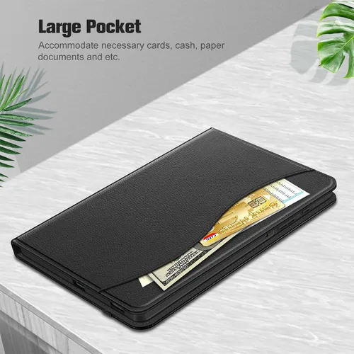 Vista 7 de Fintie Funda para Samsung Galaxy Tab S6 Lite 10.4 Pulgadas 2024/2022/2020 con Soporte para S Pen, Funda Trasera de TPU Blanda con Visor Multiángulo