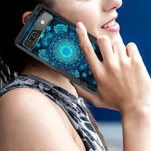 Vista 7 de Funda para Pixel 6A, funda protectora híbrida de doble capa resistente a prueba de golpes de policarbonato duro de silicona suave TPU para Google