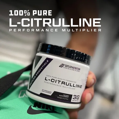 Vista 4 de Cutler Nutrition Jay Essentials - Polvo de L-citrulina 100% puro, sin sabor, 0.11 onzas por porción, soporta resistencia y bombas (67 porciones)