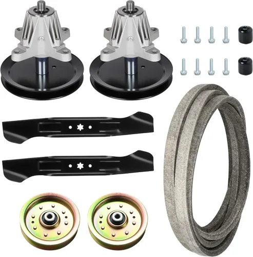 Vista 10 de AEagle Kit de reconstrucción de plataforma de cortacésped de 46 pulgadas, correa tensora de husillo 918-04636 918-04636A 918-04865 918-04865A