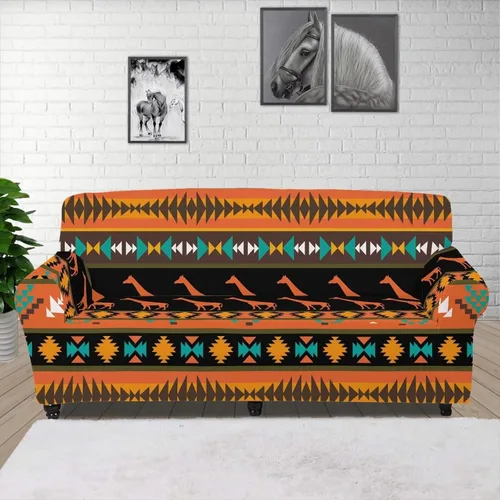 Vista 63 de Fundas aztecas para sofá, lavables e impermeables, fundas elásticas para sofás y sofás, a prueba de polvo, fundas elásticas para sofá de 1 cojín