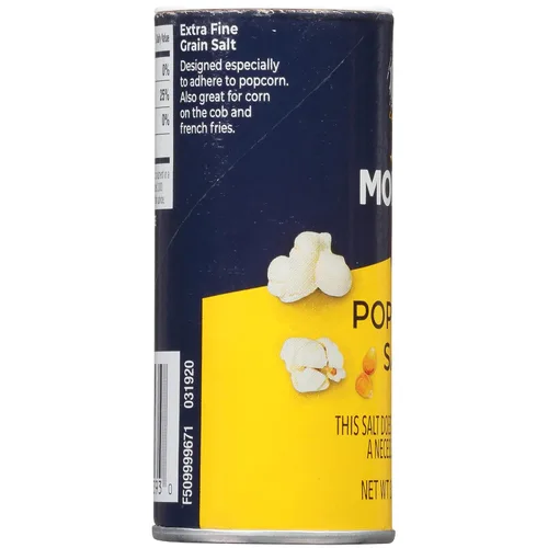 Vista 5 de Morton Condimento de Sal para Palomitas de Maíz, Salero de 3.75 Onzas (Paquete de 1)