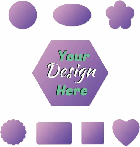 Vista 10 de Calcomanías personalizadas para logotipo de negocios With Photo, Name, Circle, Rectangle, Square, Waterproof Vinyl, Clear PVC, 100, 200pcs, 1