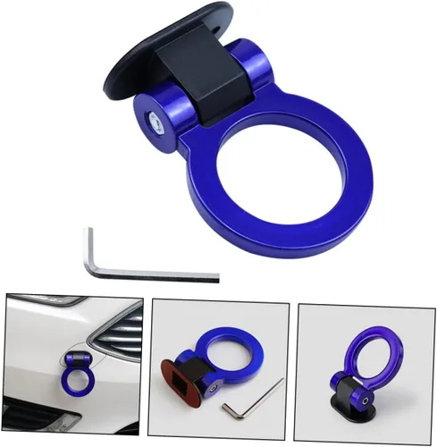 Vista 7 de Gancho de remolque resistente para accesorios de enganche, pegatina de remolque, parachoques trasero, decoración de gancho de remolque, material ABS