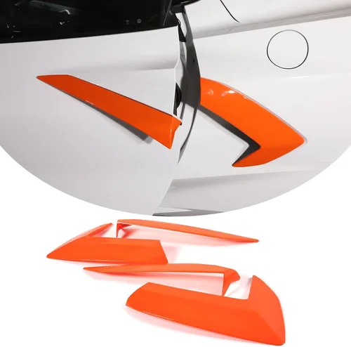 Vista 10 de Cubierta para manija de puerta de automóvil para Chevrolet Corvette C8 Stingray Z06 2020-2025, accesorios de decoración de puerta de ventilación