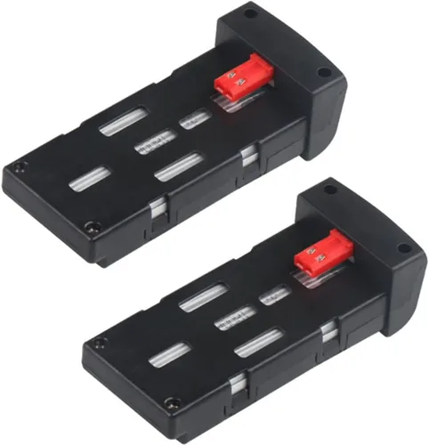 Vista 3 de Drone 3.7V Batería, 2 piezas para E99 E99 PRO K99 K99 MAX Drone Batería de repuesto 3.7V 1800mAh Drone Lipo Reemplazo de la batería para E99 E99 PRO