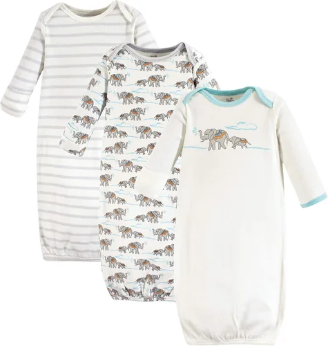 Vista 69 de Touched by Nature - Camisones unisex de algodón orgánico para bebé