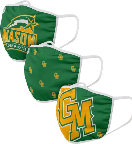 Vista 32 de FOCO - Cubrebocas universitario de la NCAA para adultos (unisex, 3 unidades)