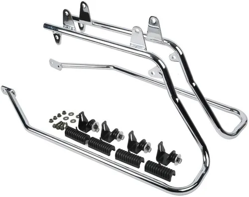 Vista 8 de TCT-MOTORPARTS Juego de soportes de conversión para bolsa de sillín resistente para Harley Softail modelos 1984-2017 Fatboy FLSTF EFI FLSTFI Bad Boy